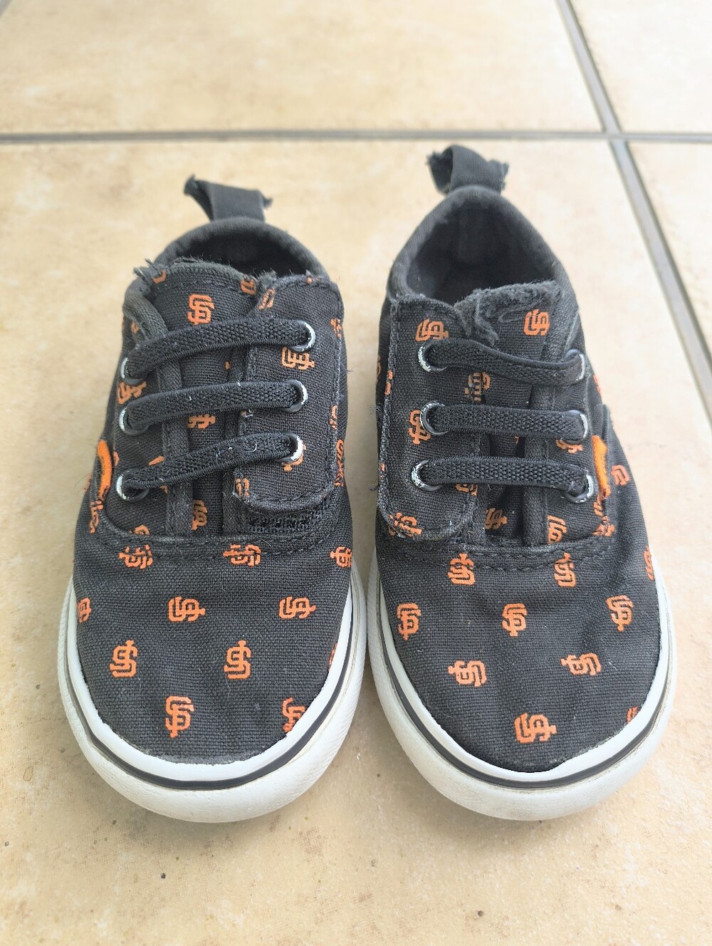 VANS Authentic X MLB SF Giants Toddler Sneakers